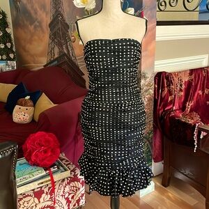 Polka Dot Cocktail Dress